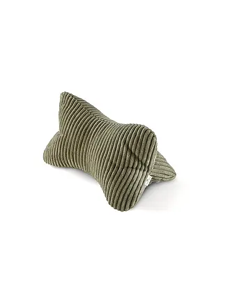 FYNCH-HATTON | Lesekissen KARIAMA 37x16cm Mustard | dunkelgrün